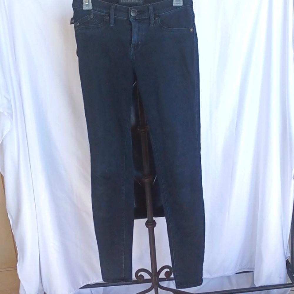 ROCK & REPUBLIC Kashmiere Mid Rise Skinny Jeans Womens 4M